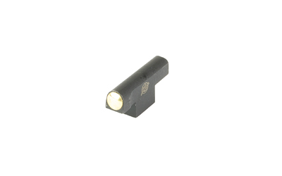 Compact black angled flashlight on white background