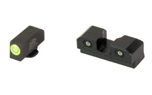 XS Sight Systems R3D 2.0 Night Sights for Glock 42/43/43x/48 Green Front with Black Rear