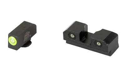 XS Sight Systems R3D 2.0 Night Sights for Glock 42/43/43x/48 Green Front with Black Rear