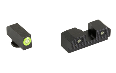 XS Sight Systems R3D 2.0 Night Sights for Glock 42/43/43x/48 Green Front with Black Rear - Image 2