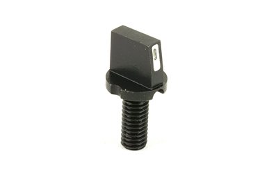 Black metal bolt with rectangular head
