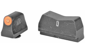 Front and rear pistol iron sights