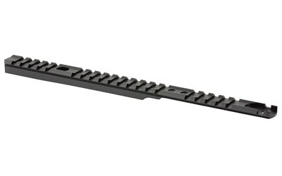 Black Picatinny rail mounting base