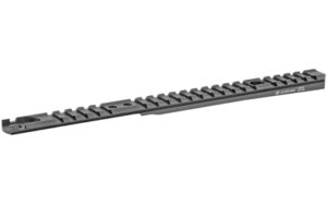 Black metal Picatinny rail mount