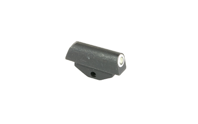 Small gray cylindrical security camera on white background