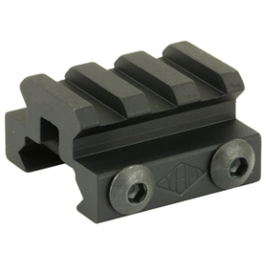 Tactical rail mount for firearm accessory attachment