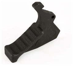 Black metal trigger guard for firearms
