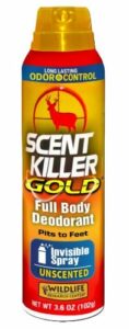 WRC DEORDORANT SPRAY SCENT - KILLER GOLD 3.6OZ SPRAY