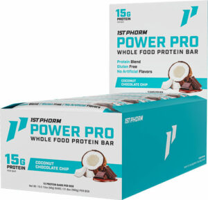 1ST PHORM WHOLE FOOD POWER PRO - BAR COCONUT CHOCO CHIP 15 BARS