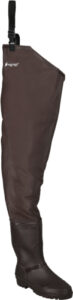 FROGG TOGGS MEN'S RANA PVC LUG - SOLE HIP WADER BROWN SIZE 11