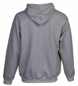BROWNING HOODIE BRANDED BUCK - MARK HEATHER GRAY LARGE