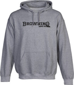 BROWNING HOODIE BACKFENCE - HEATHER GRAY XXLARGE
