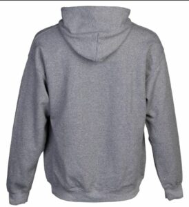 BROWNING HOODIE VINTAGE EMBLEM - GREENHEAD HEATHER GRAY LARGE