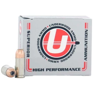 UNDERWOOD 9MM LUGER +P 115GR - JHP 20RD 10BX/CS
