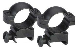 TRADITIONS RINGS 1" WEAVER - HIGH MATTE BLACK