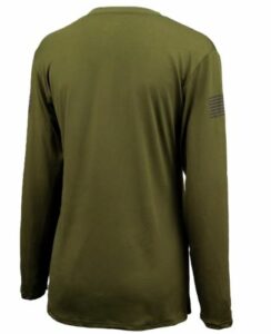 GLOCK HOODED PERFORMANCE LONG - SLEEVE SHIRT MED GREY