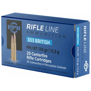 PPU 303 BRITISH 174GR FMJ - 20RD 10BX/CS
