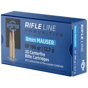 PPU 8MM MAUSER 196GR JSP - 20RD 10BX/CS