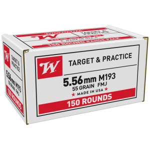 WINCHESTER USA 5.56X45 55GR - FMJ 600RD CASE LOT