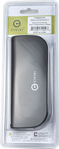 CIVIVI KNIFE ELEMENTUM II 2.96 - " NATURAL G10/SATIN CLAM PACK - Image 6