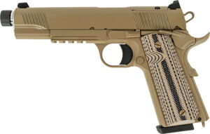 TISAS 1911 DUTY B45RDG 45ACP - 5.5" THREADED BBL 8RD FDE