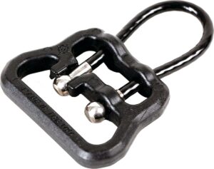 ULOOP FOR 1INCH SLINGS AND SMALLER BLACK