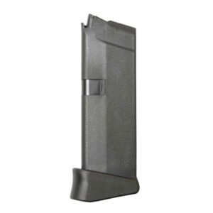 Glock Factory Original Glock 42 Magazine w/Extension Glock 42 .380 ACP Black Polymer 6/rd