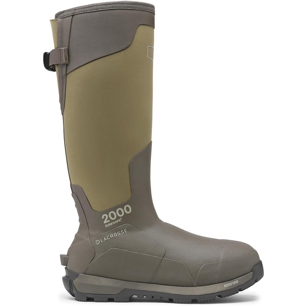 LaCrosse Alphaburly Aero 17" Mens Hunting Boots 2000G Brown 8