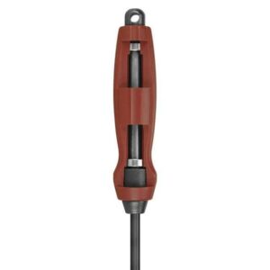 Tipton Deluxe 1-Piece Carbon Fiber Cleaning Rod .22-26 Cal 26" Red