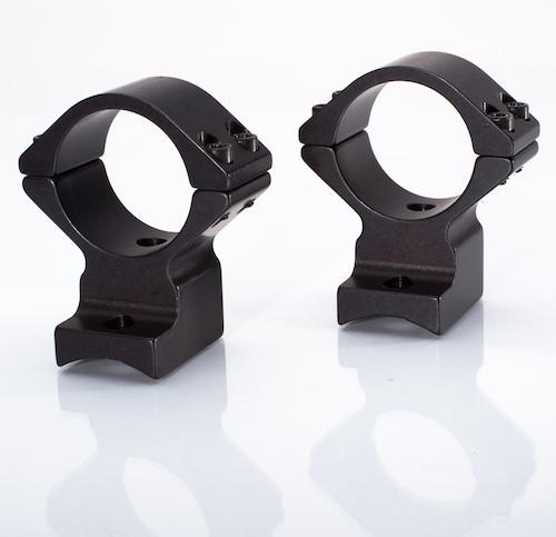 Talley Lightweight Alloy Scope Mount Combo Remington 700-721-722-725-40X 30mm Med SA 20MOA - Black Anodized