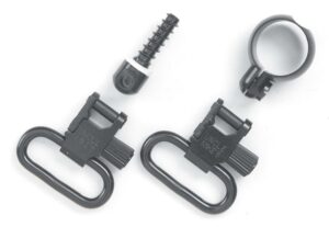 Uncle Mike's Quick Detach Sling Swivel Set Full Band Lever Action Rifles .645-.660 Winchester/Marlin Swivel Steel Black