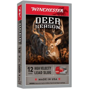 Winchester Deer Season Shotshells 12 ga 2-3/4" 1-1/4 oz 1600 fps Slug 5/ct