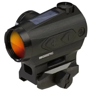 Sig Sauer ROMEO4T Tactical Solar Powered 1x20mm Red Dot Sight 2 MOA Red Dot Ballistic Circle Dot Illuminated Black