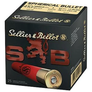 Sellier & Bellot Shotshells .410 ga 2-1/2" 3 plts #000 1247 fps 25/ct