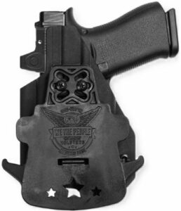 WE THE PEOPLE HOLSTER OWB RH - FOR GLOCK 43/43X W/OPTIC BLK