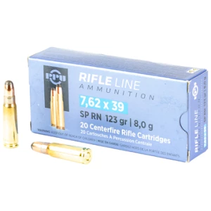 PPU 7.62X39 SP 123GR 20/1000