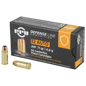 PPU 32ACP JHP 71GR 50/1000