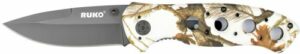 RUKO FOLDER 3.25" TUNDRA - HANDLE CLAMSHELL