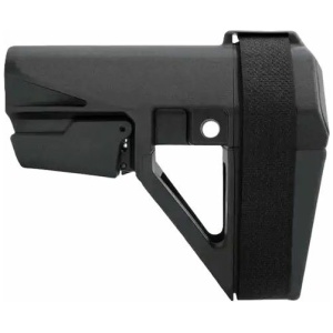 SB TACTICAL BRACE SBA6 BLACK - ADJUSTABLE