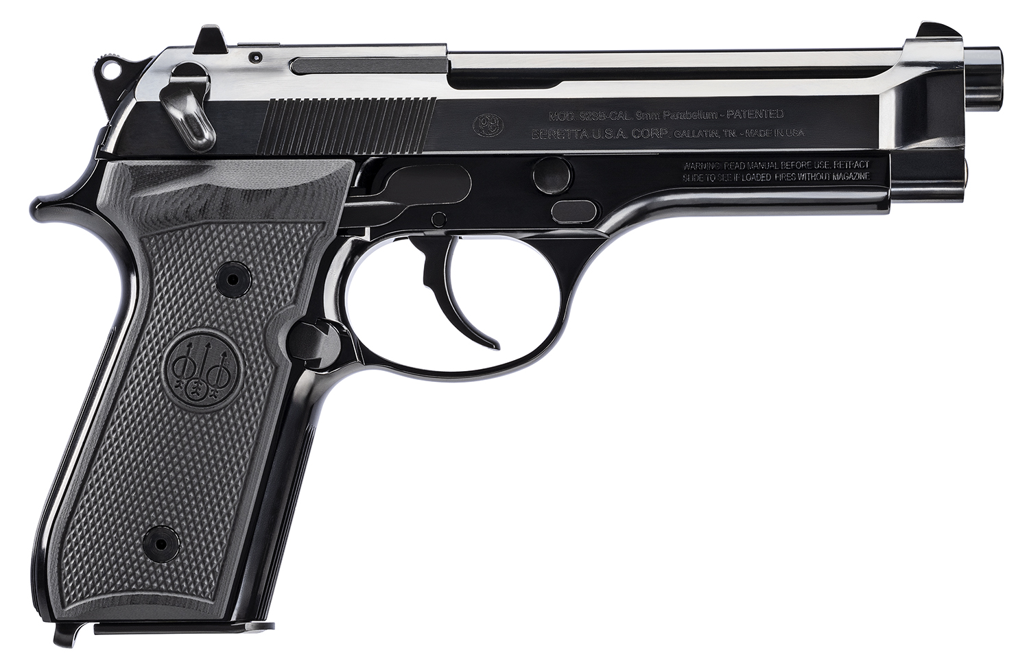 BERETTA 92FS 9MM BL/SYN 4.9" 15+1 50TH