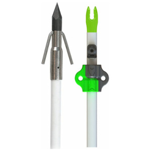 MUZZY FISH ARROW W/CARP POINT - NOCK & BOTTLE SLIDE 1EA