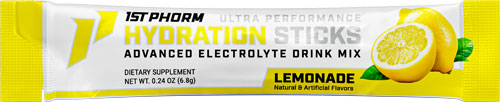 1ST PHORM HYDRATION STICKS - LEMONADE 20 COUNT