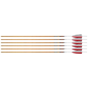 EASTON ARROW 6.5 CARBON LEGACY - 400 4" FEATHER LEFT HELI. 6PK