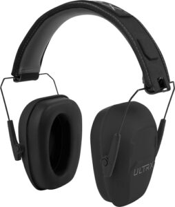 ULTRX SHIELD PASSIVE MUFF - ADULT MIDNIGHT GRAY/BLACK 23db