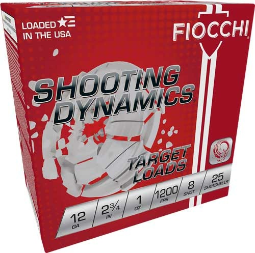 FIOCCHI 12GA 2.75" 1OZ #8 - 1200FPS 250RD CASE LOT