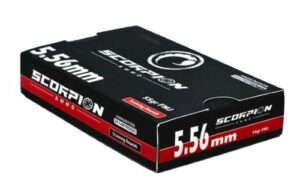 SCORPION 5.56X45 55GR - FMJ 20RD 25BX/CS