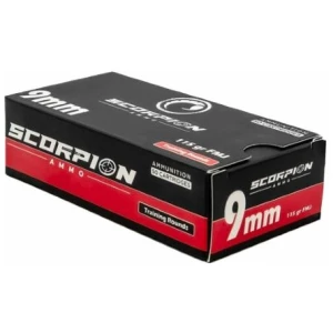 SCORPION 9MM LUGER - 115GR FMJ-RN 50RD 20BX/CS
