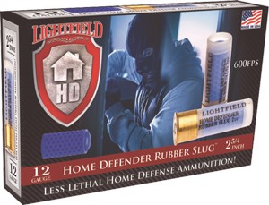LIGHTFIELD 12GA 2.75" RUBBER - SLUG 5RD 10BX/CS