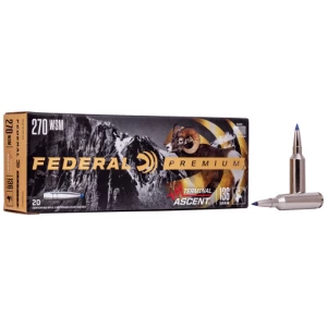 FEDERAL 270 WSM 136GR TERMINAL - ASCENT 20RD 10BX/CS