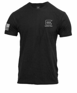 GLOCK PERFECTION FLAG TEE - SHORT SLEEVE T SHIRT XL BLACK